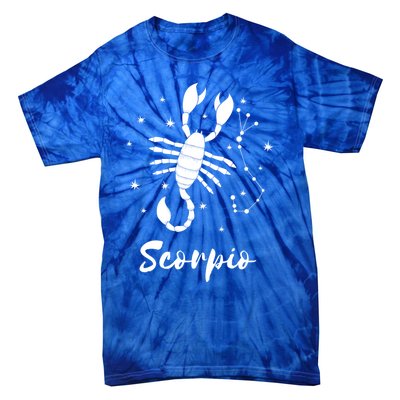 Scorpio Zodiac Sign Gift Tie-Dye T-Shirt