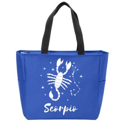 Scorpio Zodiac Sign Gift Zip Tote Bag