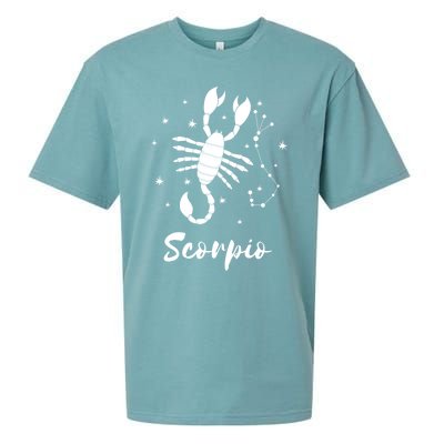 Scorpio Zodiac Sign Gift Sueded Cloud Jersey T-Shirt