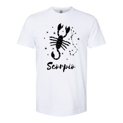 Scorpio Zodiac Sign Gift Softstyle CVC T-Shirt