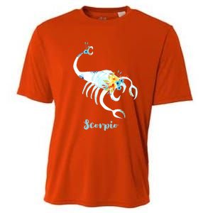 Scorpio Zodiac Sign Gift Cooling Performance Crew T-Shirt