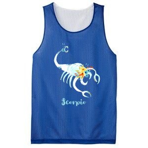 Scorpio Zodiac Sign Gift Mesh Reversible Basketball Jersey Tank