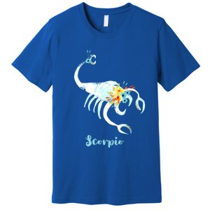 Scorpio Zodiac Sign Gift Premium T-Shirt