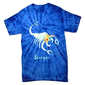 Scorpio Zodiac Sign Gift Tie-Dye T-Shirt