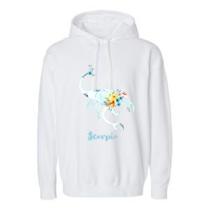 Scorpio Zodiac Sign Gift Garment-Dyed Fleece Hoodie