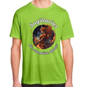 Sagittarius Zodiac Sign Astronomy Gift Adult ChromaSoft Performance T-Shirt