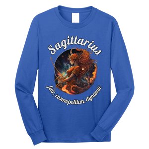 Sagittarius Zodiac Sign Astronomy Gift Long Sleeve Shirt