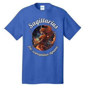 Sagittarius Zodiac Sign Astronomy Gift Tall T-Shirt