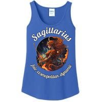 Sagittarius Zodiac Sign Astronomy Gift Ladies Essential Tank