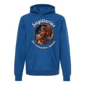 Sagittarius Zodiac Sign Astronomy Gift Premium Hoodie