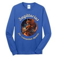 Sagittarius Zodiac Sign Astronomy Gift Tall Long Sleeve T-Shirt