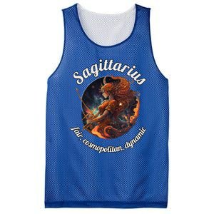 Sagittarius Zodiac Sign Astronomy Gift Mesh Reversible Basketball Jersey Tank