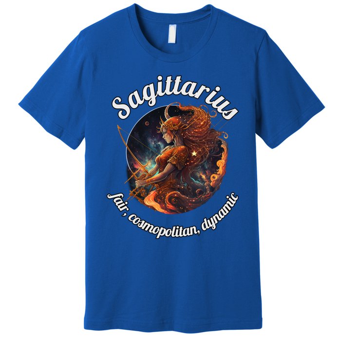 Sagittarius Zodiac Sign Astronomy Gift Premium T-Shirt