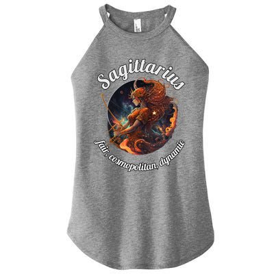 Sagittarius Zodiac Sign Astronomy Gift Women's Perfect Tri Rocker Tank