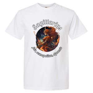 Sagittarius Zodiac Sign Astronomy Gift Garment-Dyed Heavyweight T-Shirt