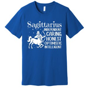 Sagittarius Zodiac Sign Astrology Horoscope Sagittarius Great Gift Premium T-Shirt