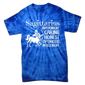 Sagittarius Zodiac Sign Astrology Horoscope Sagittarius Great Gift Tie-Dye T-Shirt