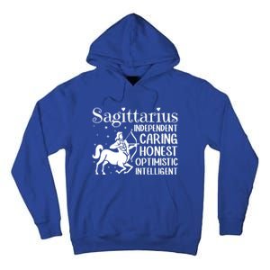 Sagittarius Zodiac Sign Astrology Horoscope Sagittarius Great Gift Tall Hoodie