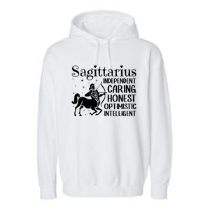 Sagittarius Zodiac Sign Astrology Horoscope Sagittarius Great Gift Garment-Dyed Fleece Hoodie