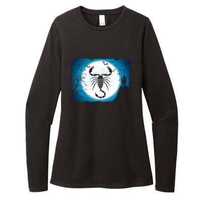 Scorpio Zodiac Signs Funny Gift Womens CVC Long Sleeve Shirt