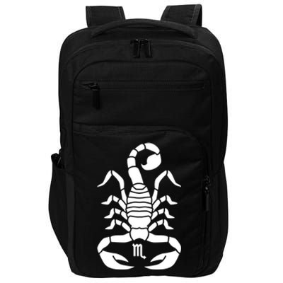 Scorpio Zodiac Scorpion Meaningful Gift Impact Tech Backpack