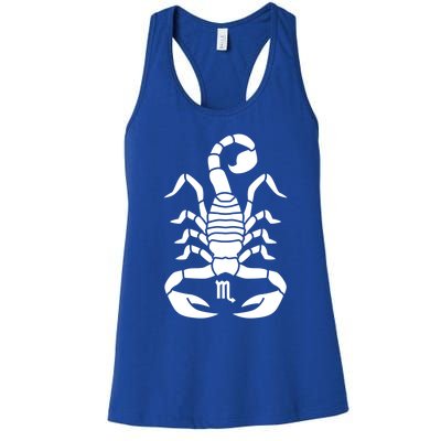 Scorpio Zodiac Scorpion Meaningful Gift Women's Racerback Tank