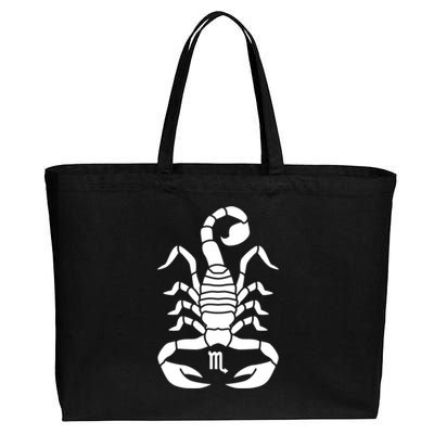 Scorpio Zodiac Scorpion Meaningful Gift Cotton Canvas Jumbo Tote