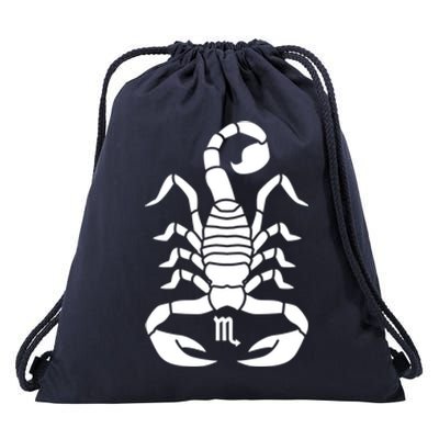 Scorpio Zodiac Scorpion Meaningful Gift Drawstring Bag