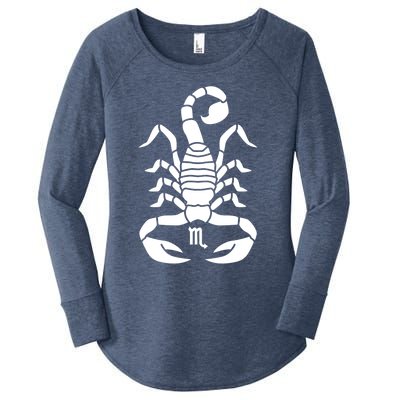 Scorpio Zodiac Scorpion Meaningful Gift Women's Perfect Tri Tunic Long Sleeve Shirt