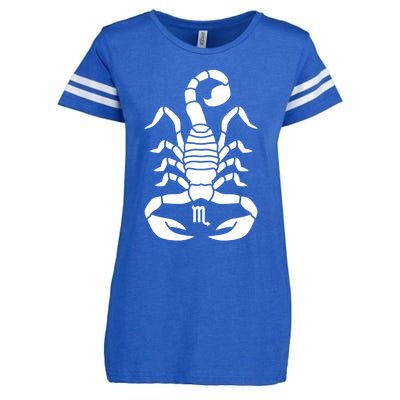 Scorpio Zodiac Scorpion Meaningful Gift Enza Ladies Jersey Football T-Shirt