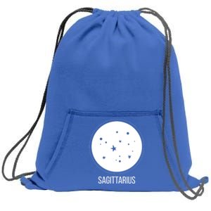 Sagittarius Zodiac Sign Stars Constellation Funny Gift Sweatshirt Cinch Pack Bag