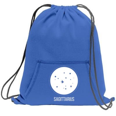 Sagittarius Zodiac Sign Stars Constellation Funny Gift Sweatshirt Cinch Pack Bag