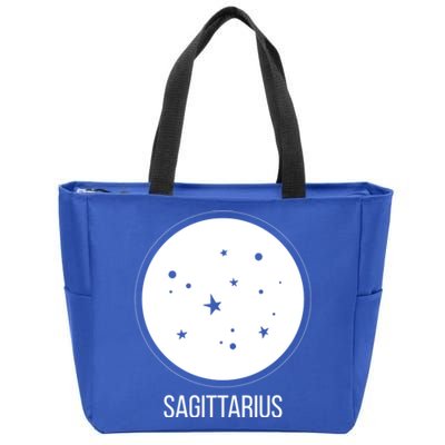 Sagittarius Zodiac Sign Stars Constellation Funny Gift Zip Tote Bag