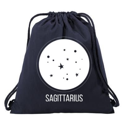 Sagittarius Zodiac Sign Stars Constellation Funny Gift Drawstring Bag