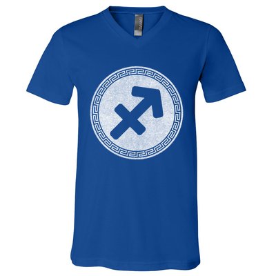 Sagittarius Zodiac Sign Meaningful Gift V-Neck T-Shirt