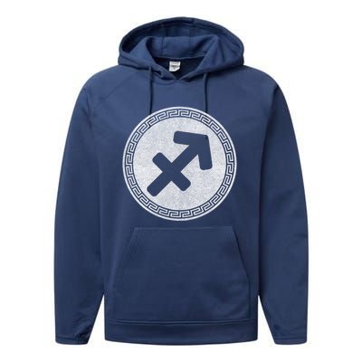 Sagittarius Zodiac Sign Meaningful Gift Performance Fleece Hoodie