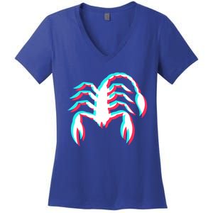 Scorpio Zodiac Sign Birthday Astrology Scorpio Gift Women's V-Neck T-Shirt