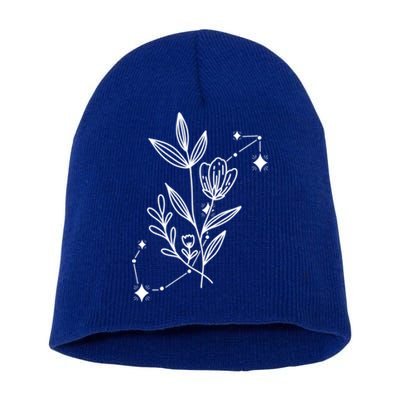 Scorpio Zodiac Sign Constellation Astronomy Gift Short Acrylic Beanie