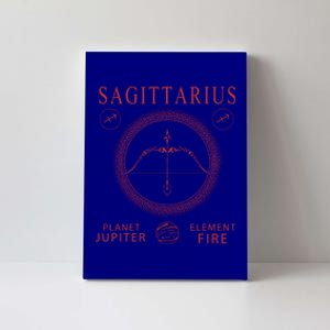 Sagittarius Zodiac Sign Gift Canvas