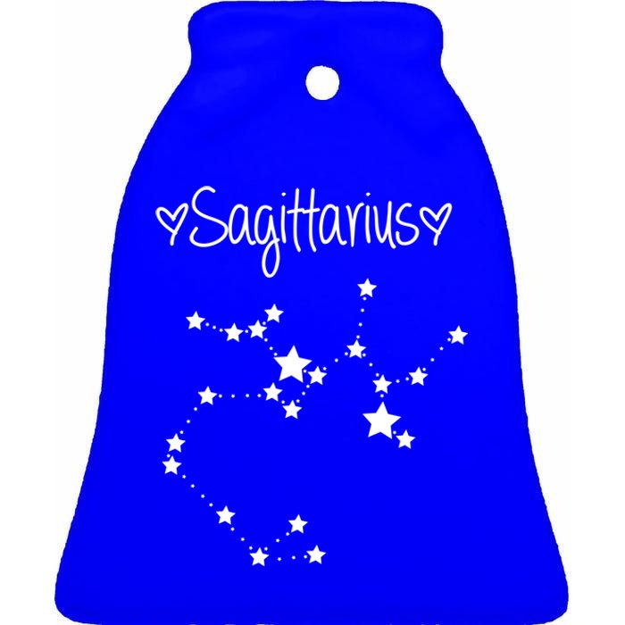 Sagittarius Zodiac Sign Horoscope November December Birthday Gift Ceramic Bell Ornament