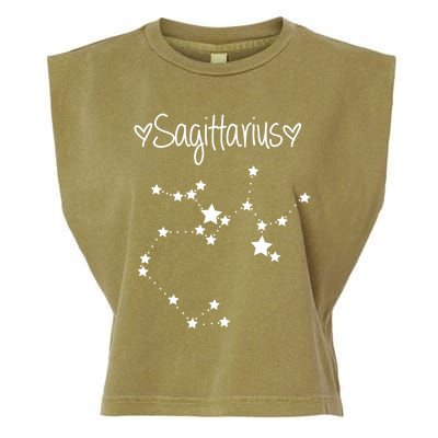 Sagittarius Zodiac Sign Horoscope November December Birthday Gift Garment-Dyed Women's Muscle Tee