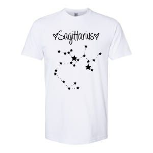 Sagittarius Zodiac Sign Horoscope November December Birthday Gift Softstyle CVC T-Shirt