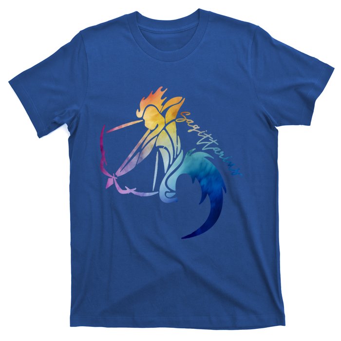 Sagittarius Zodiac Sign Horoscope Sagittarius Colorful Gift T-Shirt