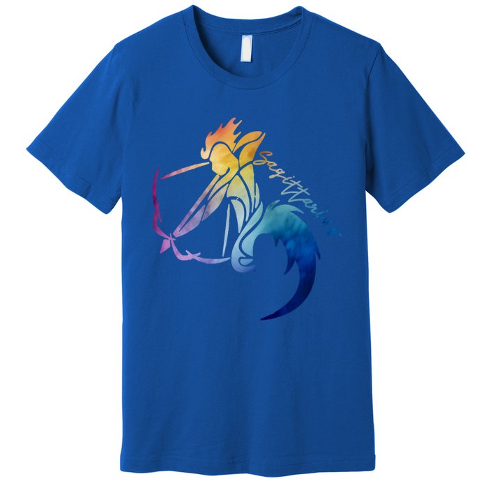 Sagittarius Zodiac Sign Horoscope Sagittarius Colorful Gift Premium T-Shirt