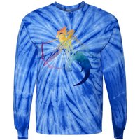 Sagittarius Zodiac Sign Horoscope Sagittarius Colorful Gift Tie-Dye Long Sleeve Shirt