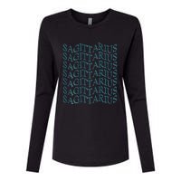 Sagittarius Zodiac Sign Astrology Moonlight Press Womens Cotton Relaxed Long Sleeve T-Shirt