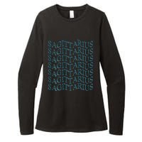 Sagittarius Zodiac Sign Astrology Moonlight Press Womens CVC Long Sleeve Shirt