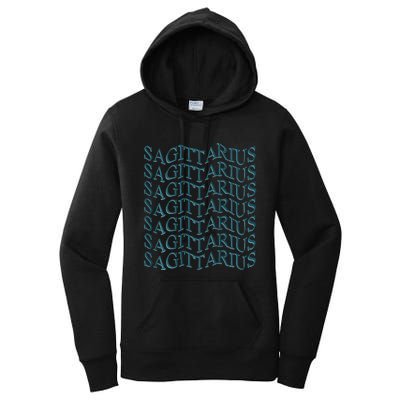 Sagittarius Zodiac Sign Astrology Moonlight Press Women's Pullover Hoodie