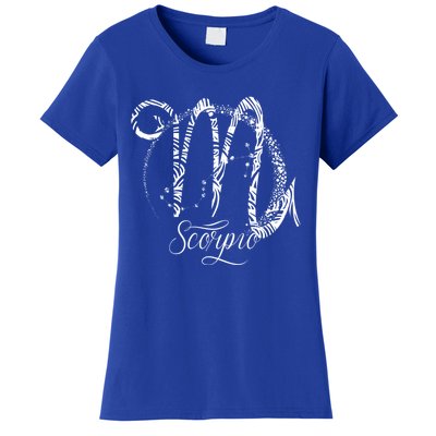 Scorpio Zodiac Sign October November Birthday Gift Astrology Gift Women's T-Shirt