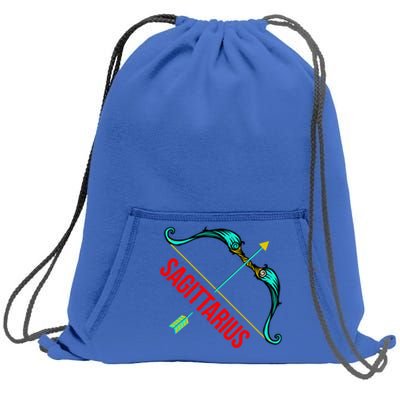 Sagittarius Zodiac Sign November December Horoscope Gift Sweatshirt Cinch Pack Bag